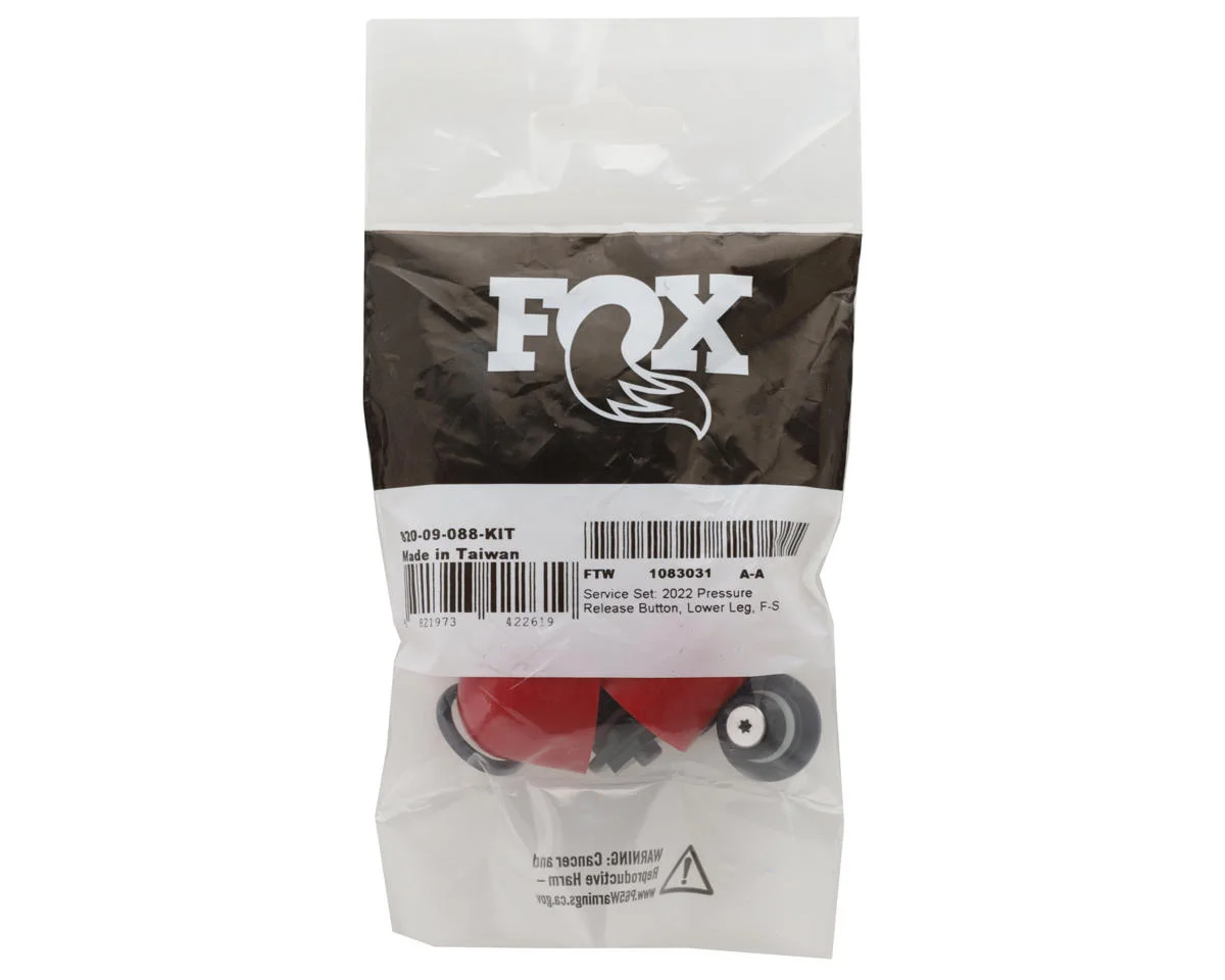Fox Suspension Lower Leg Service Set - Pressure Release Button - view 2